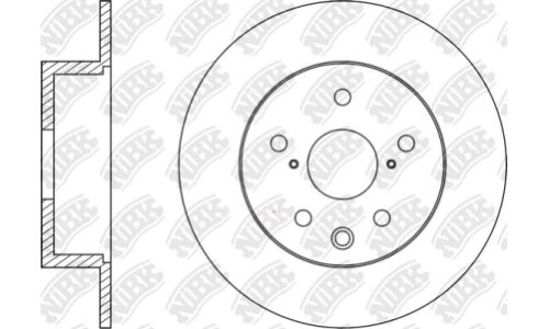Диск тормозной NiBK