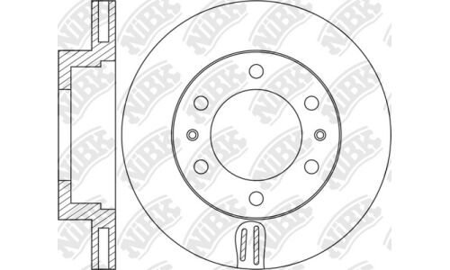 Тормозной диск NiBk, арт. RN1446