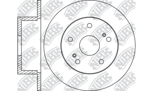 Тормозной диск NiBk, арт. RN1092