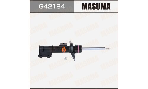 Амортизационная стойка Masuma, газомасляная, двухтрубная, передняя, левая, 1 шт, арт. G42184 (KYB 3340163)