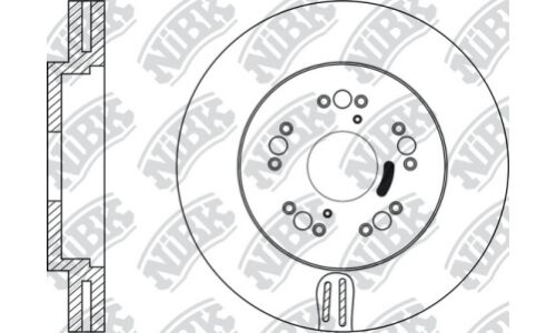 Тормозной диск NiBk, арт. RN1150