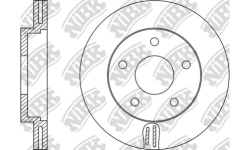 Тормозной диск NiBk, арт. RN1193