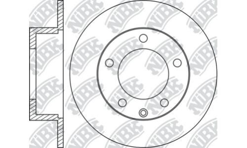 Тормозной диск NiBk, арт. RN1242