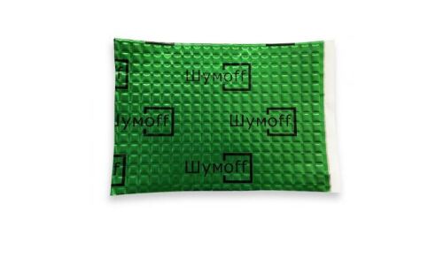 Вибропоглощающий материал Шумoff M2, толщина 2мм, 3.4кг/м², КМП 0.22, лист 370х270мм, арт. 0137001