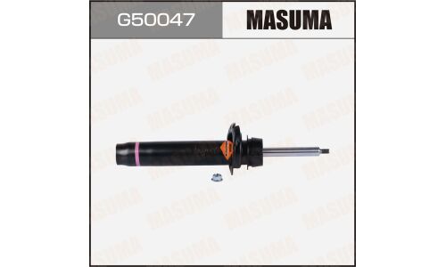Амортизационная стойка Masuma, газомасляная, двухтрубная, передняя, левая, 1 шт, арт. G50047 (KYB 3348026)