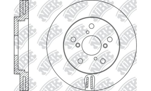 Тормозной диск NiBk, арт. RN1243