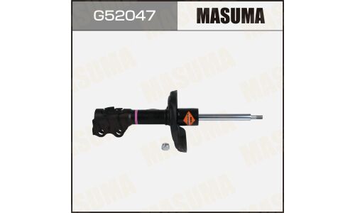 Амортизационная стойка Masuma, газомасляная, двухтрубная, передняя, правая, 1 шт, арт. G52047 (аналог KYB 3350026)