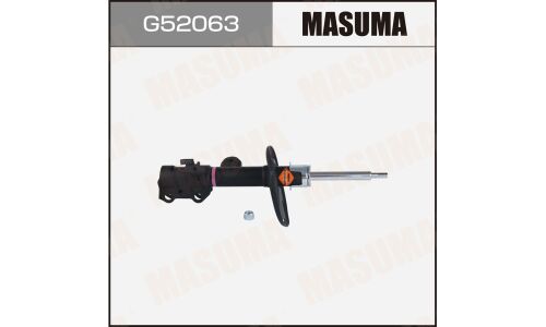 Амортизационная стойка Masuma, газомасляная, двухтрубная, передняя, правая, 1 шт, арт. G52063 (KYB 3350042)