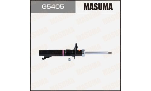 Амортизационная стойка Masuma, газомасляная, двухтрубная, передняя, левая, 1 шт, арт. G5405 (KYB 333384)