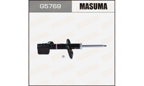 Амортизационная стойка Masuma, газомасляная, двухтрубная, передняя, левая, 1 шт, арт. G5769 (KYB 333748)
