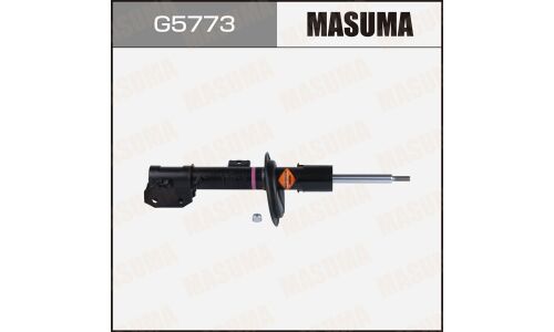 Амортизационная стойка Masuma, газомасляная, двухтрубная, передняя, левая, 1 шт, арт. G5773 (KYB 333752)