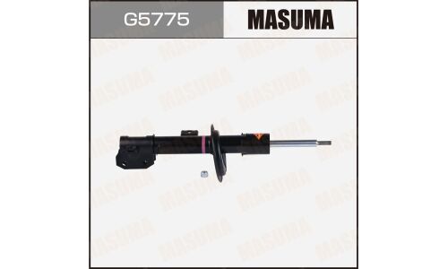 Амортизационная стойка Masuma, газомасляная, двухтрубная, передняя, левая, 1 шт, арт. G5775 (KYB 333754)
