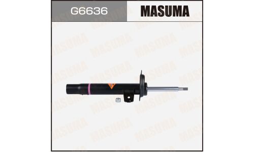Амортизационная стойка Masuma, газомасляная, двухтрубная, передняя, левая, 1 шт, арт. G6636 (KYB 334615)