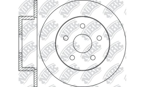 Тормозной диск NiBk, арт. RN1251