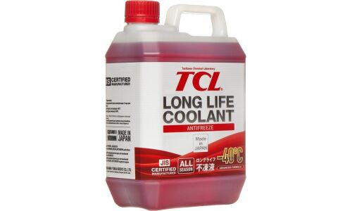 Антифриз TCL Long Life Coolant Red, LLC, красный, -40°C, 2л, арт. LLC00864