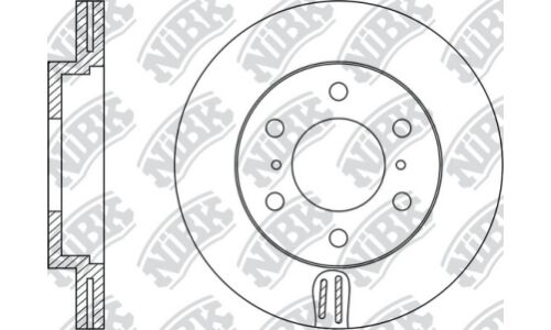 Тормозной диск NiBk, арт. RN1400