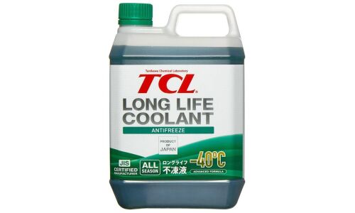 Антифриз TCL Long Life Coolant Green, LLC, зелёный, -40°C, 2л, арт. LLC00857