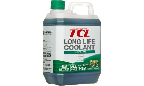 Антифриз TCL Long Life Coolant Green, LLC, зелёный, -40°C, 2л, арт. LLC00857