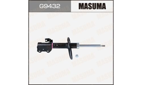 Амортизационная стойка Masuma, газомасляная, двухтрубная, передняя, левая, 1 шт, арт. G9432 (KYB 335051)
