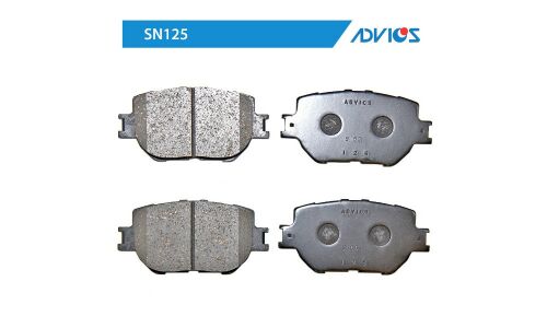 Колодки тормозные дисковые Advics передние, комплект на ось (4 шт), арт. SN125