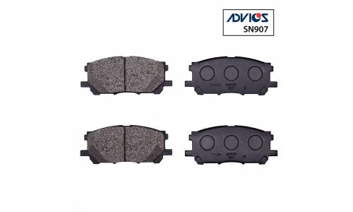 Колодки тормозные дисковые Advics передние, комплект на ось (4 шт), арт. SN907