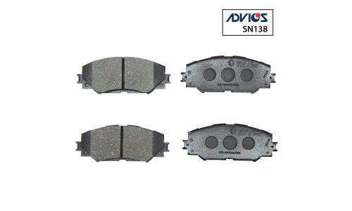Колодки тормозные дисковые Advics передние, комплект на ось (4 шт), арт. SN138