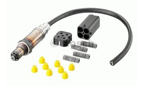 Датчик кислородный BOSCH LS07, универсальный, 4 провода, резьба M18x1.5, длина кабеля 680мм, с запатентованным коннектором, арт. 0 258 986 507