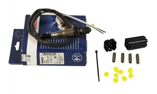Датчик кислородный BOSCH LS602 универсальный, 4 провода, резьба M18x1.5, длина кабеля 690мм, с запатентованным коннектором, арт. 0 258 986 602