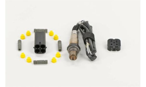Датчик кислородный BOSCH LS602 универсальный, 4 провода, резьба M18x1.5, длина кабеля 690мм, с запатентованным коннектором, арт. 0 258 986 602