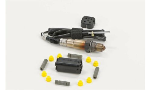 Датчик кислородный BOSCH LS602 универсальный, 4 провода, резьба M18x1.5, длина кабеля 690мм, с запатентованным коннектором, арт. 0 258 986 602