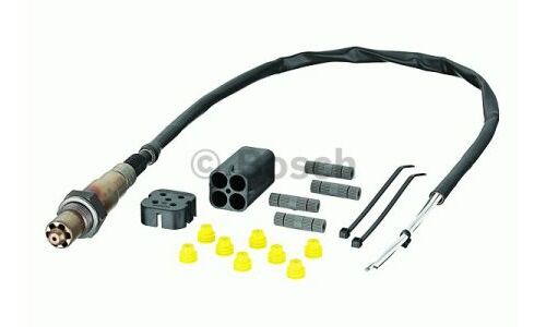 Датчик кислородный BOSCH LS615, универсальный, 4 провода, резьба M18x1.5, длина кабеля 690мм, с запатентованным коннектором, арт. 0 258 986 615