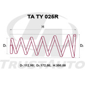 Пружина подвески TrustAuto усиленная, задняя, арт. TA TY 025R
