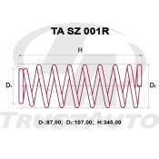Пружина подвески TrustAuto усиленная, задняя, арт. TA SZ 001R