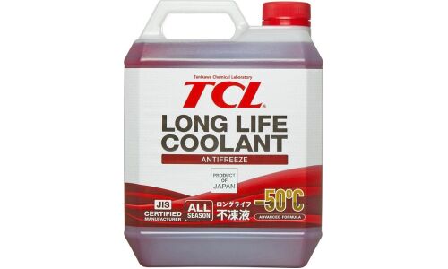 Антифриз TCL Long Life Coolant Red, LLC, красный, -50°C, 4л, арт. LLC01212