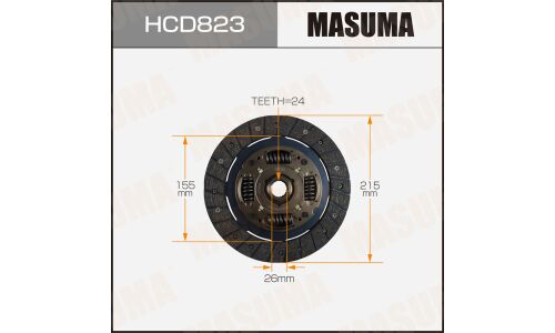 Диск сцепления Masuma (215х155х24х26.0мм), арт. HCD823