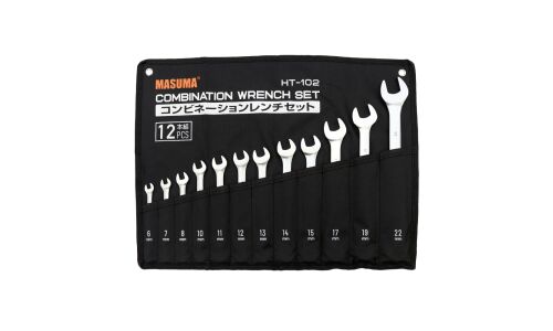 Комбинированные ключи, набор Masuma 12 пр., сумка (6,7,8,10,11,12,13,14,15,17,19,22)