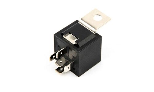 Реле автомобильное ACV RM37-1701, 12В(14В), 30/40А, 5-контактное, герметичный корпус, +колодка RM37-1702 в комплекте