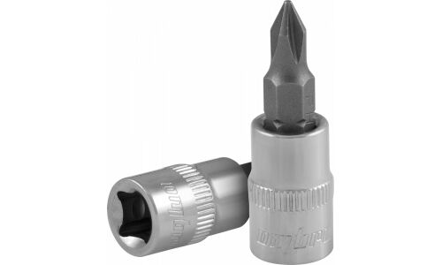 Насадка торцевая Ombra, короткая, под квадрат 1/4", со вставкой PH2, арт. 55664