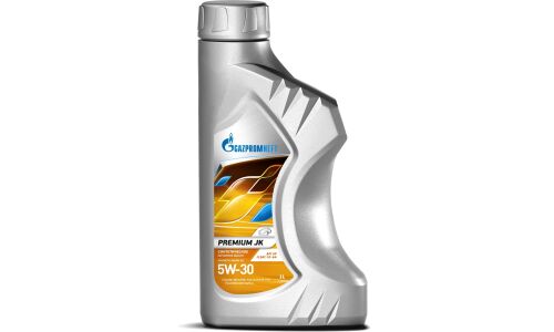 Масло моторное Gazpromneft Premium JK 5w30, синтетическое, API SP, ILSAC GF-6A, для бензинового двигателя, 1л, арт. 253142505