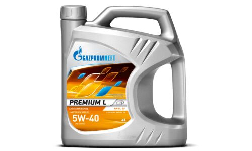 Масло моторное Gazpromneft Premium L 5w40, полусинтетическое, API SL/CF, универсальное, 4л, арт. 2389907661