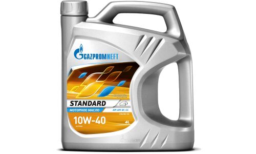 Масло моторное Gazpromneft Standard 10w40, минеральное, API SF/CC, универсальное, 4л, арт. 2389901326