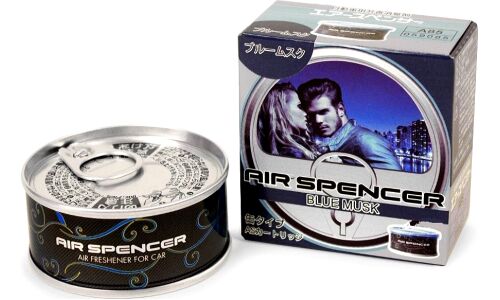 Ароматизатор на торпедо Eikosha Spirit Refill Blue Musk (Ледяной шторм), меловой, баночка 40г, арт. A-85