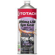 Масло трансмиссионное Totachi Ultima LSD Syn-Gear 75w90, синтетическое, API GL-5/MT-1, для МКПП, мостов и дифференциалов повышенного трения, 1л, арт. G3304 Масло трансмиссионное Totachi Ultima LSD Syn-Gear 75w90, синтетическое, API GL-5/MT-1, для МКПП, мостов и дифференциалов повышенного трения, 1л, арт. G3304