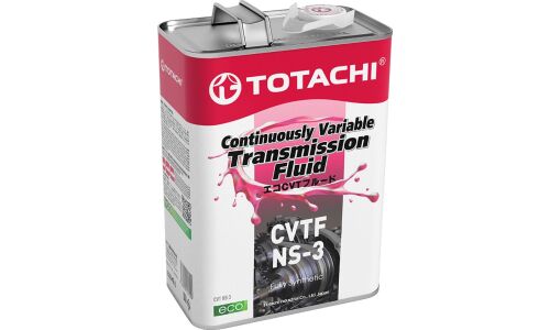 Масло трансмиссионное Totachi Continuously Variable Transmisson Fluid, синтетическое, Nissan CVTF NS-3, для вариаторов, 4л, арт. 4589904921520/21104