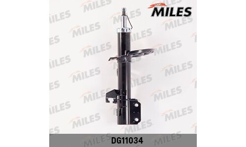 Амортизатор Miles газомасляный двухтрубный, передний, левый, 1 шт, арт. DG11034