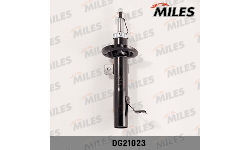 Амортизатор Miles газомасляный двухтрубный, передний, правый, 1 шт, арт. DG21023