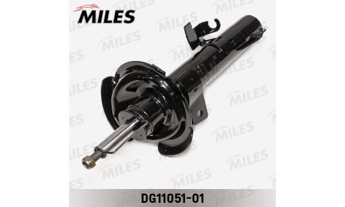 Амортизатор Miles газомасляный двухтрубный, передний, левый, 1 шт, арт. DG11051 / DG11051-01