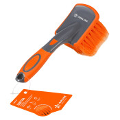 Щетка для мытья Airline, с мягкой распушенной щетиной, длина 25см, ширина ворса 9см, прорезиненная рукоятка, арт. ABIN007