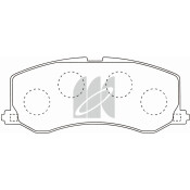 Колодки тормозные дисковые Kashiyama, передние, комплект на ось (4 шт), арт. D9015