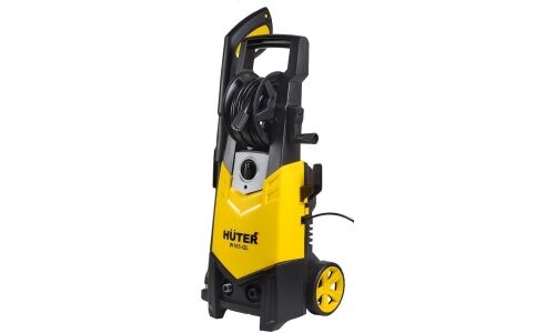 Мойка высокого давления Huter W165-QL, 220В, 1.9кВт, 165бар, 375л/ч, длина шланга 5м, с насосом для забора воды, на колёсах, арт. 70/8/12
